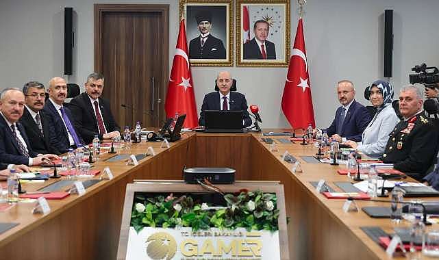 81 il valisiyle toplantı yaptı