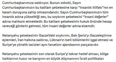 AK Parti'li Çelik: İsrail, Suriye halkının iç barışına saldırmaktadır