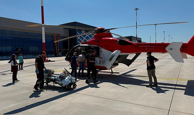 Ambulans helikopter, 4 aylık bebek için havalandı