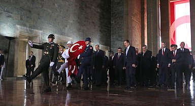 Anıtkabir'de '30 Ağustos Zafer Bayramı' töreni