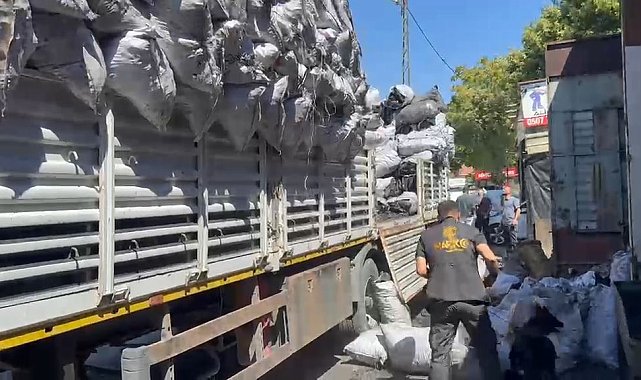 Ankara'da kömür yüklü TIR'da 1,5 kilo esrar ele geçirildi