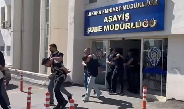 Ankara'da trafikte araçlarıyla drift atan 11 şüpheli gözaltına alındı