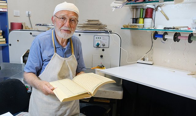 Babasından devraldığı mücellitliği 57 yıldır sürdürüyor