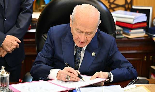 Bahçeli’den ‘çerçeve yasa’ imzası