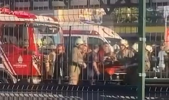 Bahçelievler'de metrobüsün çarptığı kadın ağır yaralandı