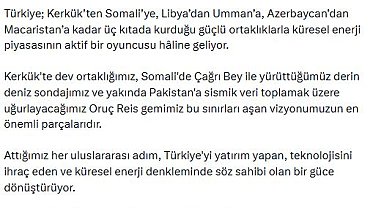 Bakan Bayraktar: Attığımız her adım, küresel enerji denkleminde bir güce dönüşüyor