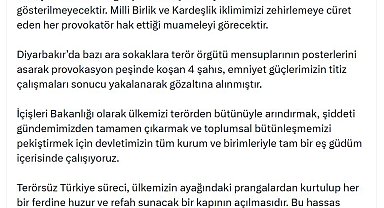 Bakan Çiftçi: 'Terörsüz Türkiye' sürecine engel çıkaran hiç kimseye müsamaha gösterilmeyecek