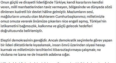 Bakan Çiftçi: Demokratik meşruiyeti karanlık benzetmelerle gölgeleyemezsiniz