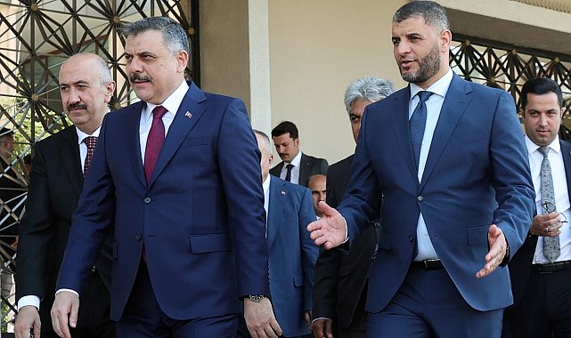 Bakan Çiftçi, Libya Milli Birlik Hükümeti İçişleri Bakanı İmad et-Trabelsi ile bir araya geldi