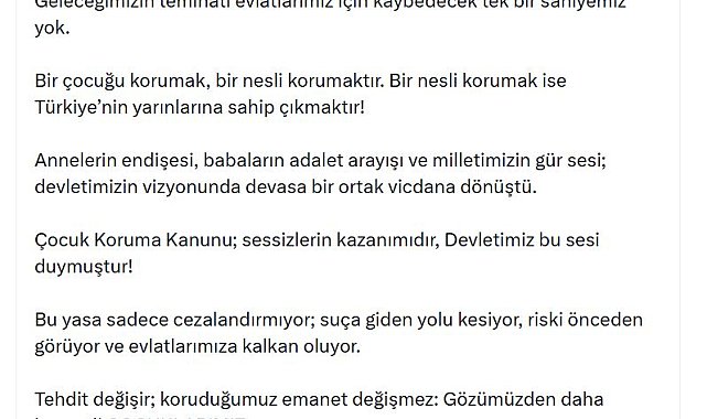 Bakan Çiftçi: Tek bir evladımızı dahi karanlığa bırakmayacağız