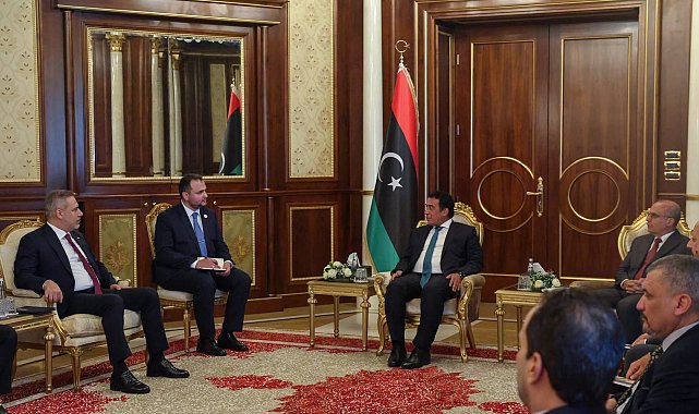 Bakan Fidan, Libya Başbakanlık Konseyi Başkanı el-Menfi ile görüştü