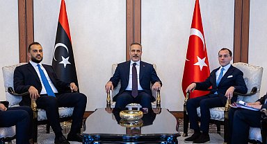 Bakan Fidan, Libya Savunma Bakan Vekili Zubi ile görüştü