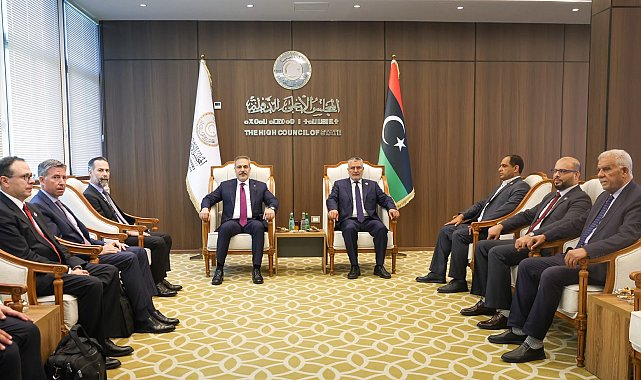 Bakan Fidan, Libya Yüksek Devlet Konseyi Başkanı Takala ile bir araya geldi