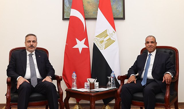 Bakan Fidan, Mısırlı mevkidaşı Abdülati ile bir araya geldi