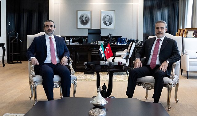 Bakan Fidan, Suriye Dışişleri Bakanı Şeybani ile görüştü
