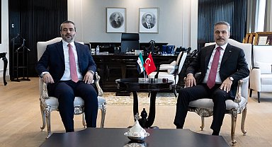 Bakan Fidan, Suriye Dışişleri Bakanı Şeybani ile görüştü