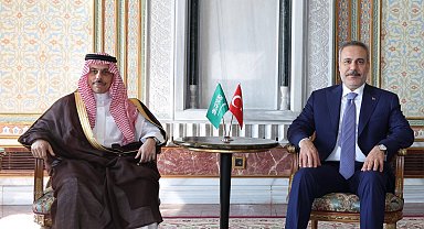 Bakan Fidan, Suudi Arabistan Dışişleri Bakanı Faysal bin Ferhan Al Suud ile görüştü