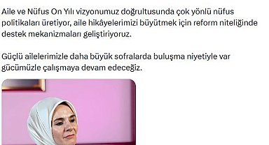 Bakan Göktaş: Dinamik nüfus yapımızı korumayı hayati bir unsur olarak görüyoruz