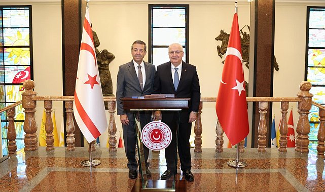 Bakan Güler, KKTC Dışişleri Bakanı Ertuğruloğlu ile görüştü