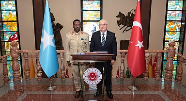 Bakan Güler, Somali Genelkurmay Başkanı Tuğgeneral Mohamud'u kabul etti
