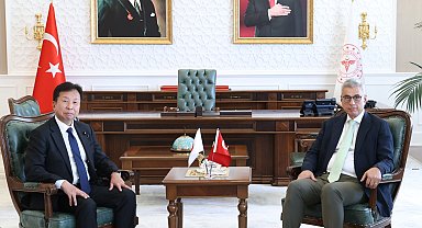Bakan Memişoğlu, Japonya Temsilciler Meclisi Üyesi Masaki Ogushi ile bir araya geldi