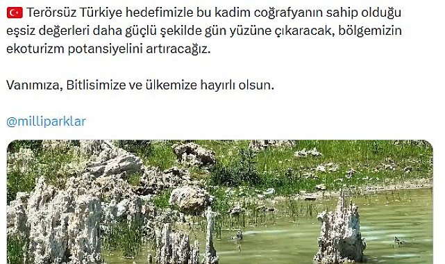 Bakan Yumaklı: Türkiye'nin 54'üncü milli parkı Deveboynu Yarımadası oldu