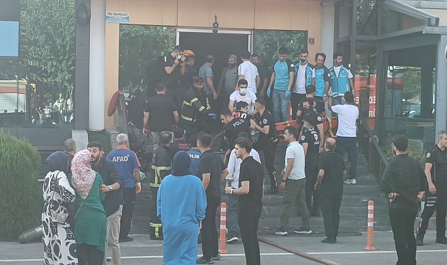 Batman'da spor salonunda yangın; 10 yaralı
