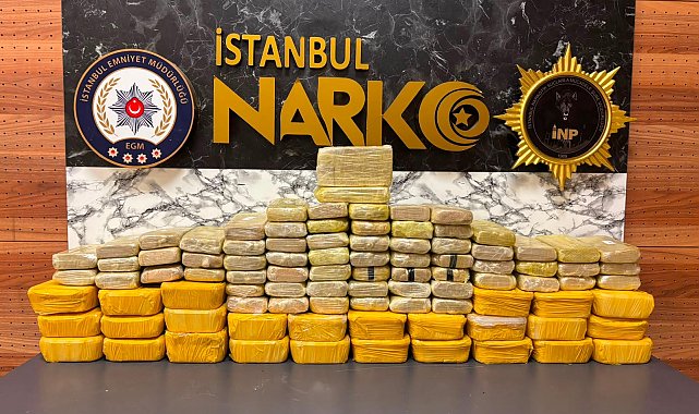 Beylikdüzü'nde düzenlenen operasyonda 62 kilo uyuşturucu madde ele geçirildi