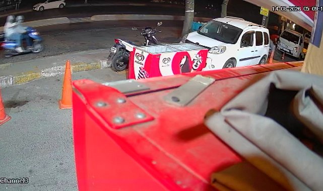 Beyoğlu'nda markete silahlı saldırı kamerada