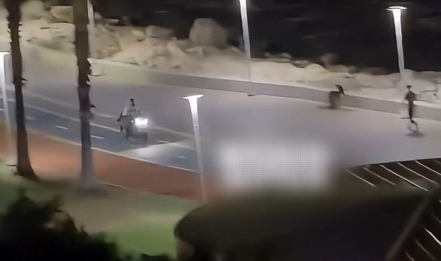 Bisiklet ve yaya yolunda motosiklet kullanan aday sürücünün ehliyeti iptal edildi