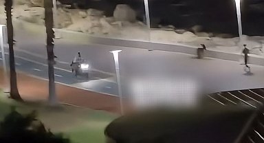 Bisiklet ve yaya yolunda motosiklet kullanan aday sürücünün ehliyeti iptal edildi