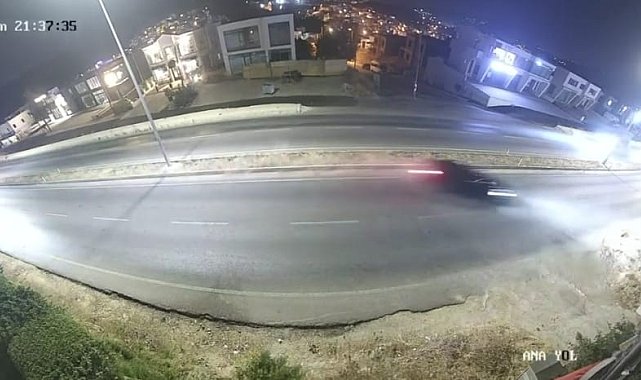 Bodrum'da otomobilin takla attığı kaza kamerada: 2 yaralı