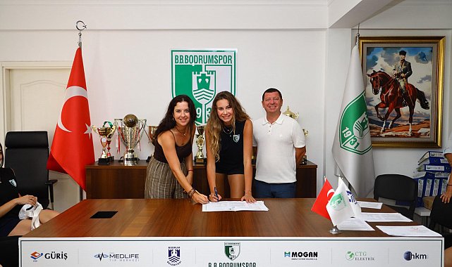 Bodrumspor voleybolda imza şov