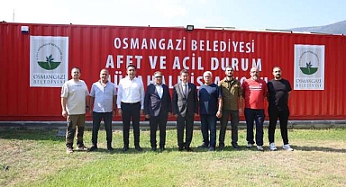 Bursa’da afetlere karşı teknolojik sistem!
