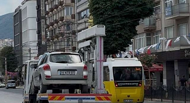 Bursa’da hatalı parka af yok! Araçların hepsi çekildi…
