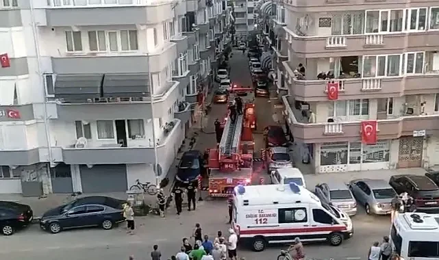 Bursa’da korkutan ev yangını