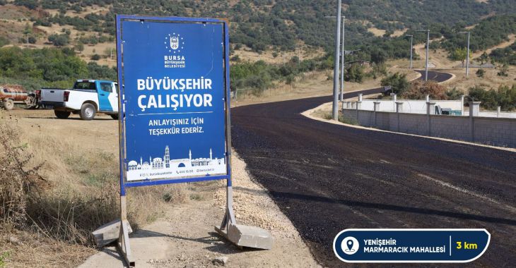 Büyükşehir 5 ilçede yolları yeniliyor
