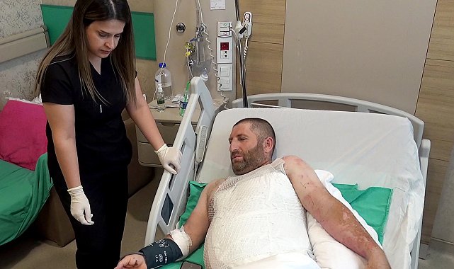 Çalışırken akıma kapılıp vücudunun 3'te 1'i yandı: Elektrik şakaya gelmiyor