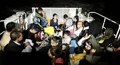 Çanakkale'de 15'i çocuk 32 kaçak göçmen yakalandı