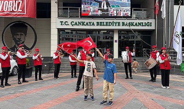 Çankaya'da 30 Ağustos Zafer Bayramı coşkuyla kutlandı