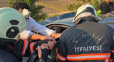 Çankırı'da 2 otomobil çarpıştı: 1 ölü, 6 yaralı