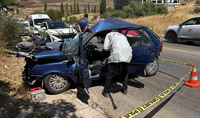 Çöp kamyonuyla TIR'ın çarptığı otomobil, 76 metre sürüklendi: 1 ölü, 1 ağır yaralı