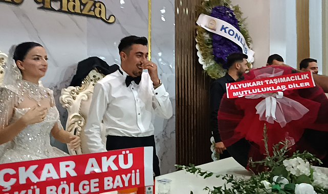 Damada düğünde altın yerine araç lastiği hediye etti