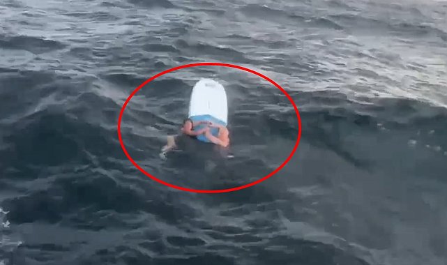Denizde can pazarı; SUP board tahtası ile açığa sürüklenen baba ile kızı 5 saat sonra kurtarıldı