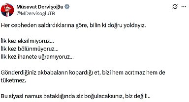 Dervişoğlu: İlk kez eksilmiyoruz