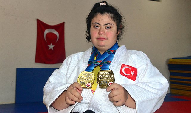 Down sendromlu Zeynep Sude, kendini korumak için başladığı judoda dünya şampiyonu oldu