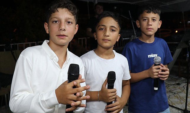 Düğün ve eğlencelerin küçük müzisyenleri; Ada-Ege-Umut