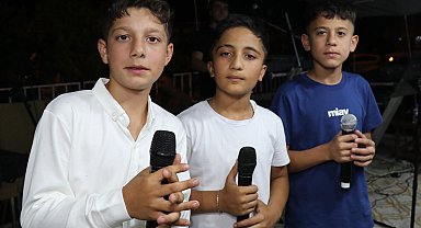 Düğün ve eğlencelerin küçük müzisyenleri; Ada-Ege-Umut