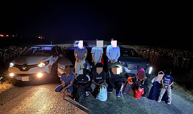 Edirne'de 7 kaçak göçmen yakalandı, 3 organizatör şüphelisi tutuklandı