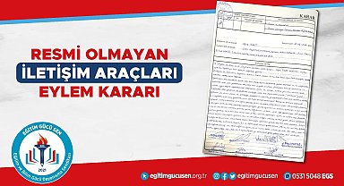Eğitim Gücü Sen'den eylem kararı